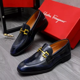 salvatore ferragamo cuir chaussures pour homme s_12a313a